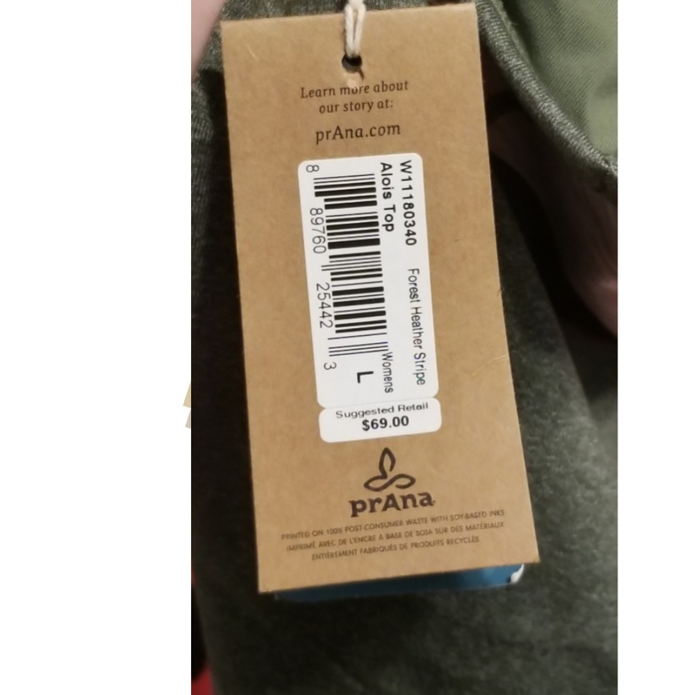 Prana tank top NWT - Picture 3 of 3